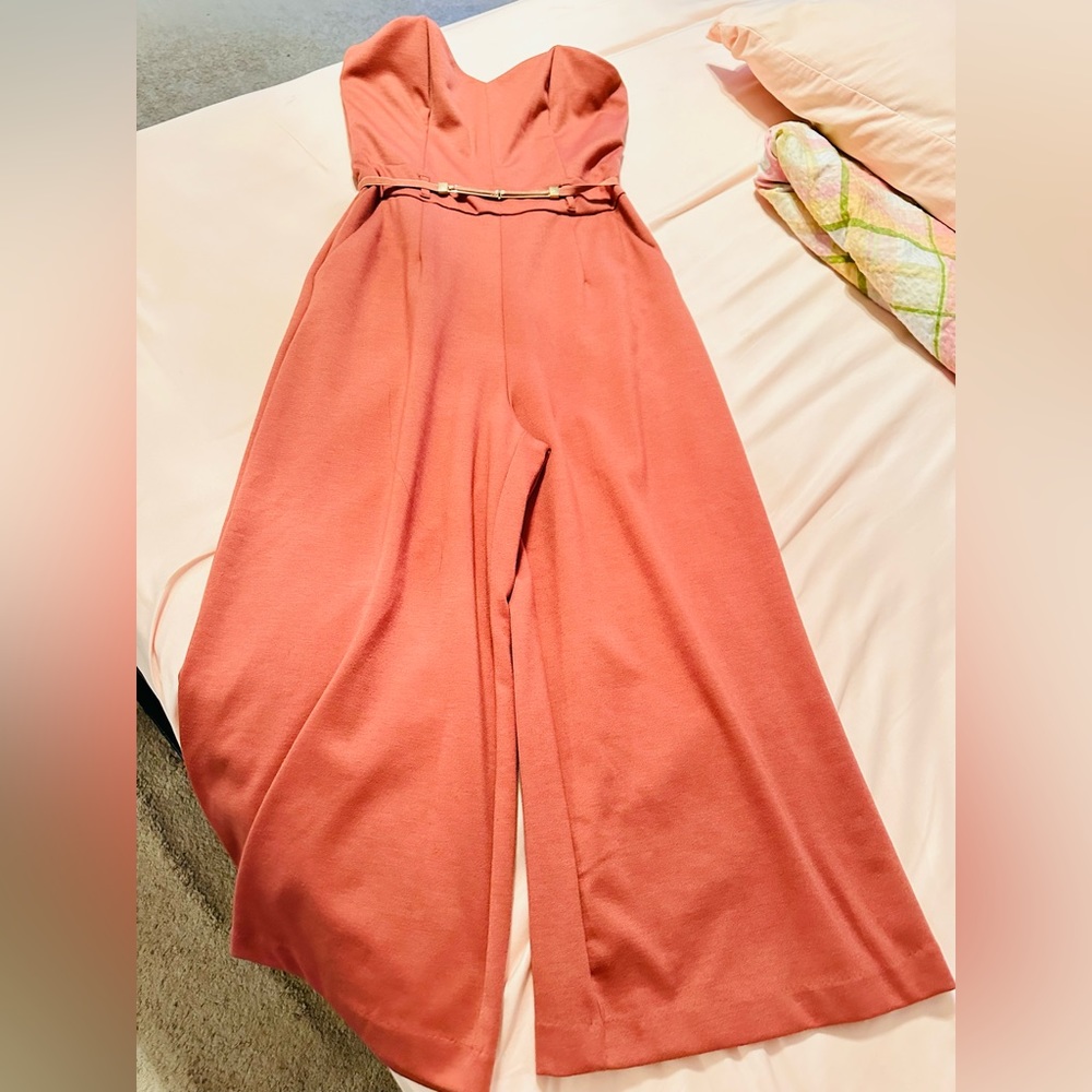 Strapless, sweetheart tube/neckline jumpsuit dor casual and party attire